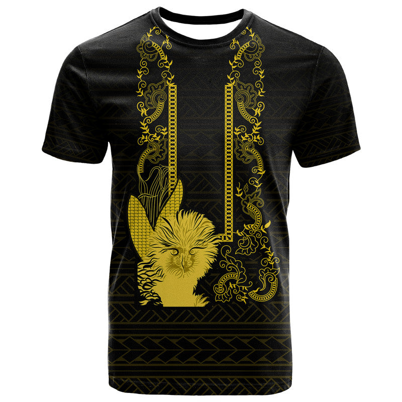 Philippines Eagle Barong T Shirt Filipino Eight Rayed Gold Sun