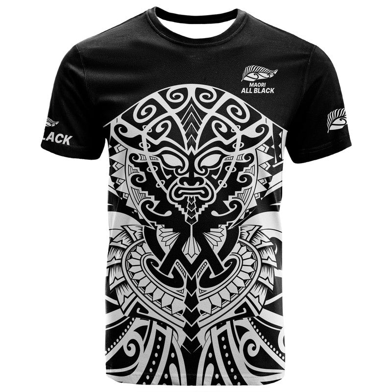 Text And Number Aotearoa Silver Fern Rugby Sevens T Shirt Maori Tribal All Black