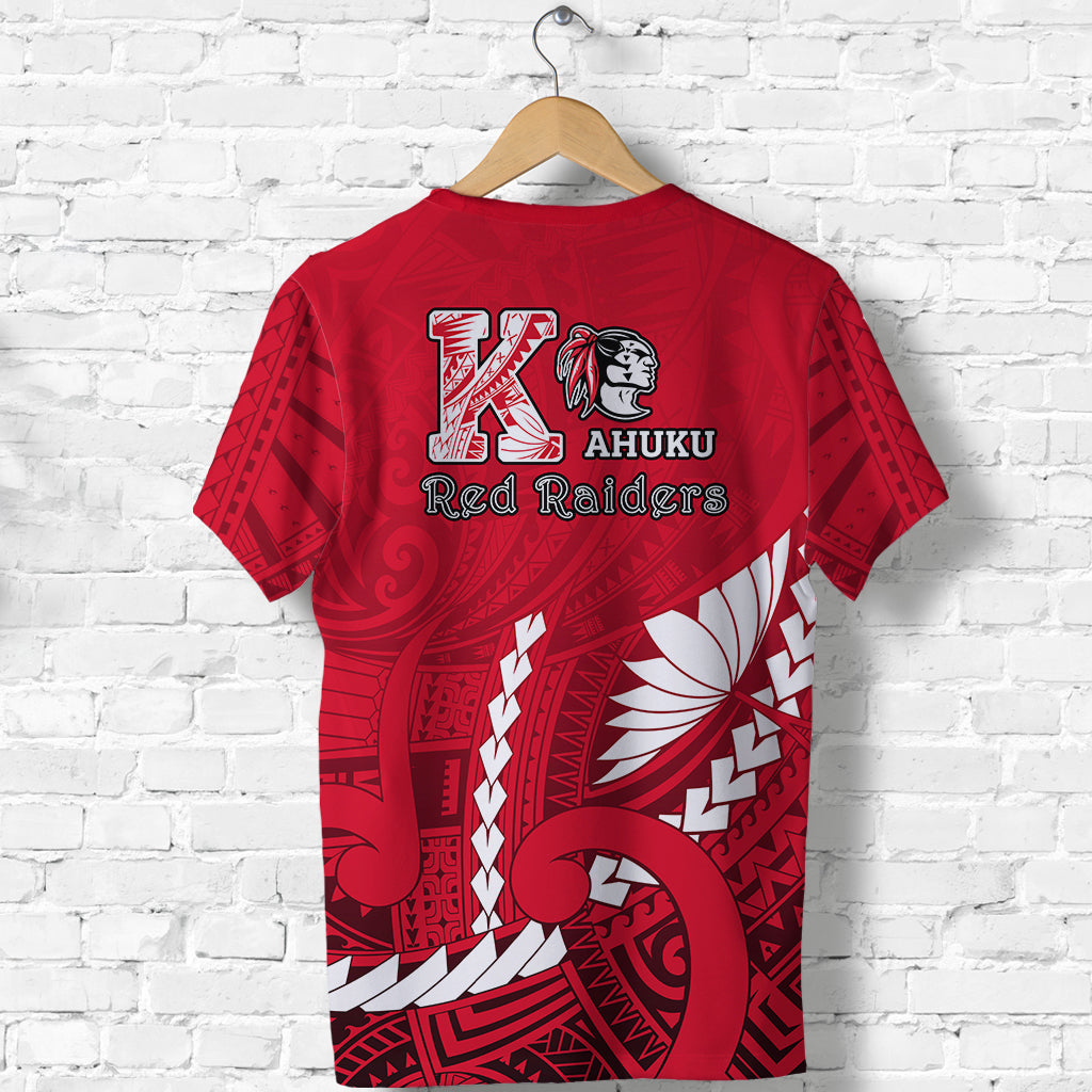 Kahuku Shool T Shirt Enthusiasm Red Raiders