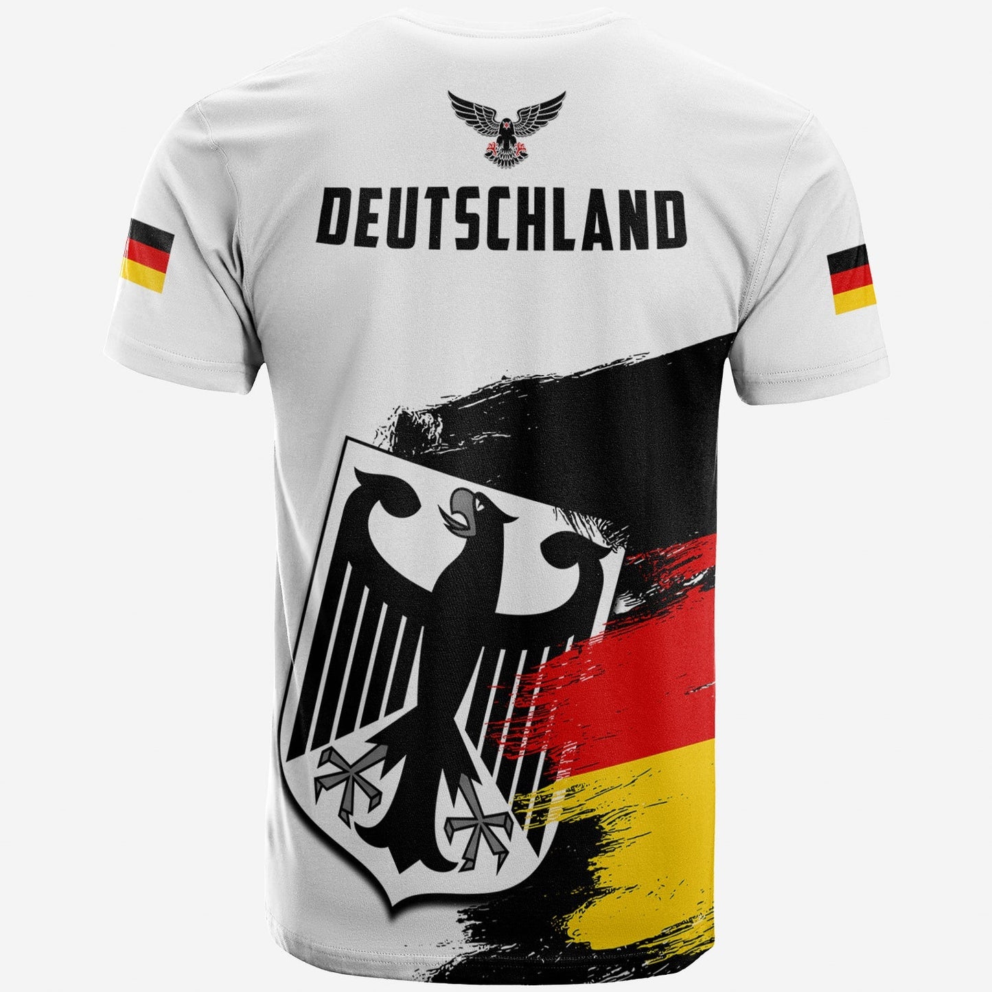 Germany T Shirt Grunge Deutschland Flag and Eagle