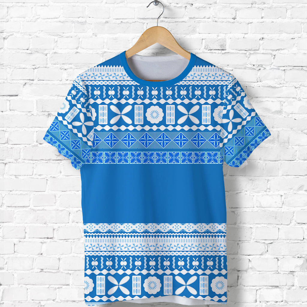 Bula Fiji T Shirt Tapa Pattern