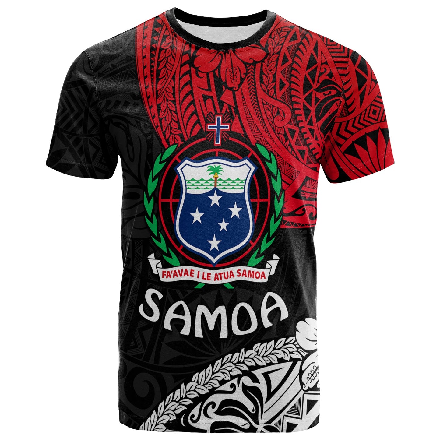Samoa T Shirt Beloved Samoan Mix Polynesian Pattern