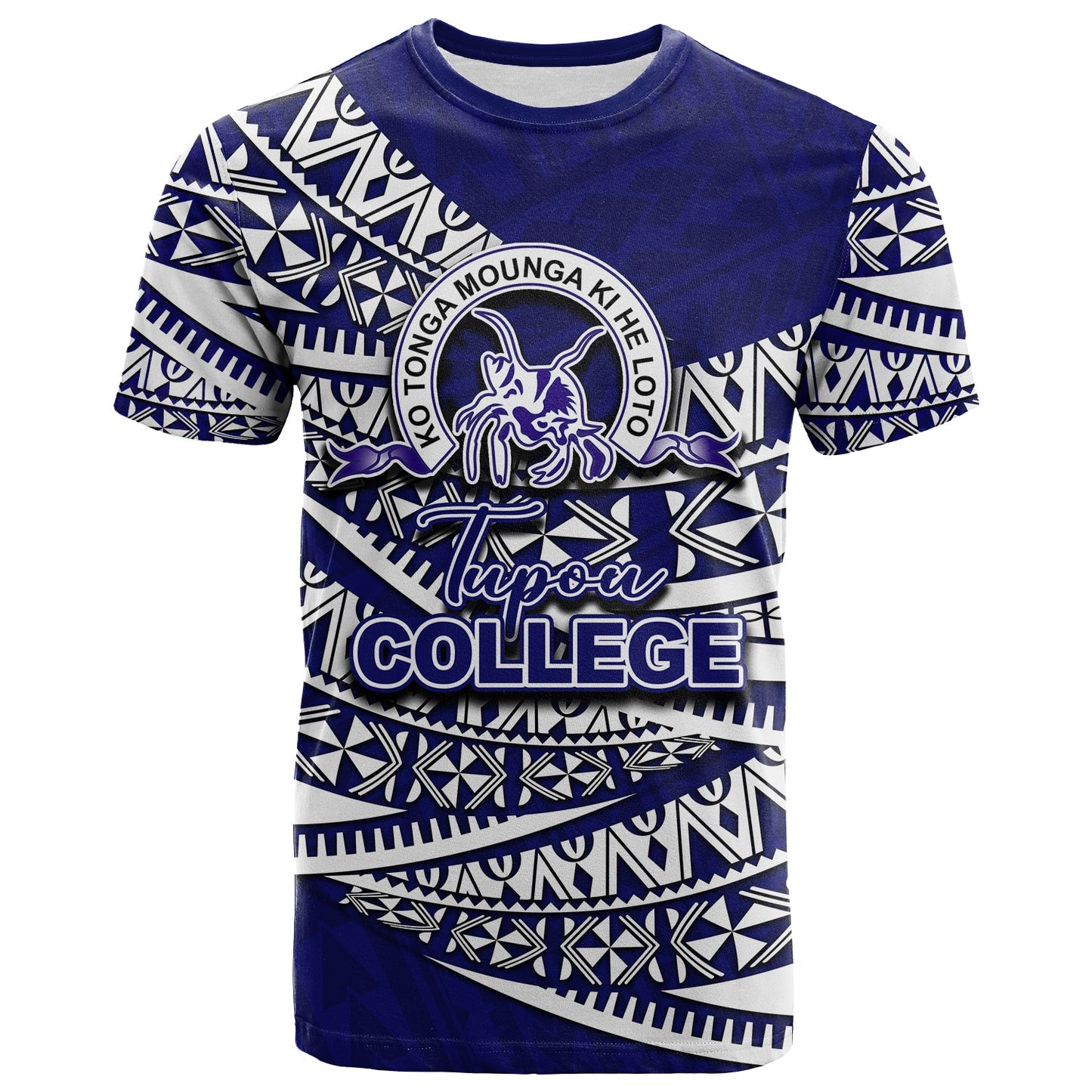 Tupou College T Shirt Tonga Tribal Printed Shirt