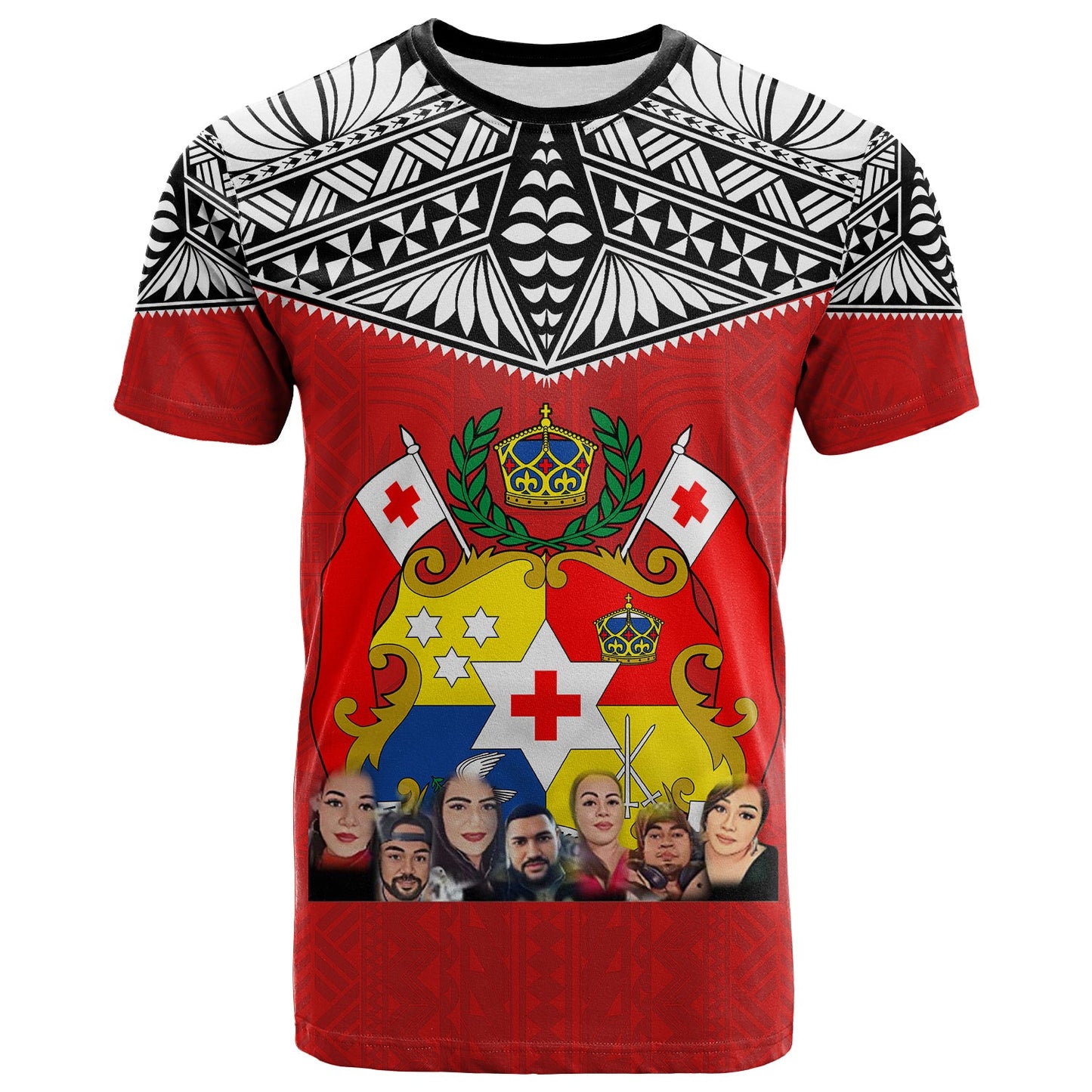Tonga T - Shirt Mate Ma'A Tonga Coat Of Arm Red Shirt All Over Print