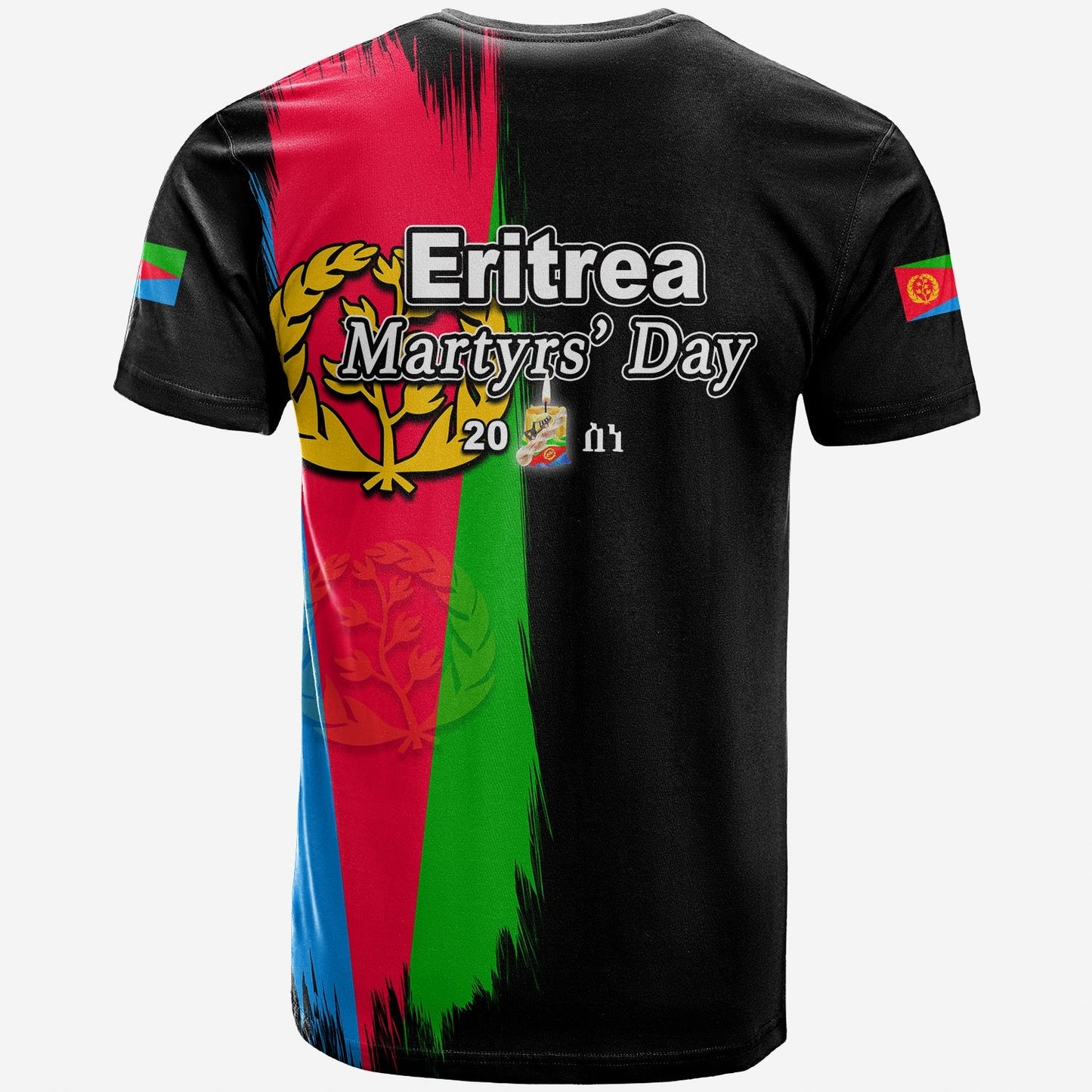 Eritrea Martyrs Day T Shirt In Memory Black Style