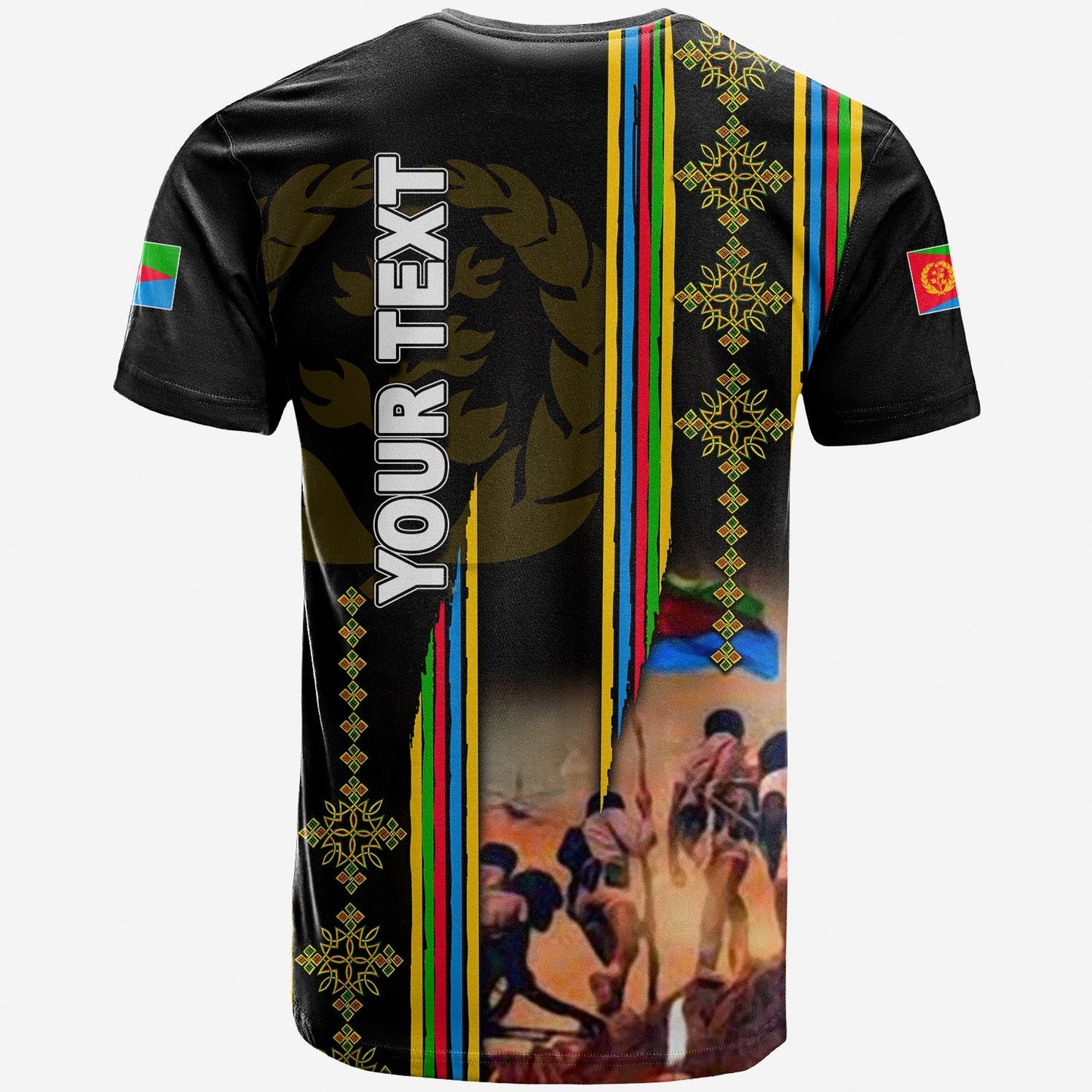 Custom Eritrea Martyrs Day T Shirt EPLF Mix Tilet