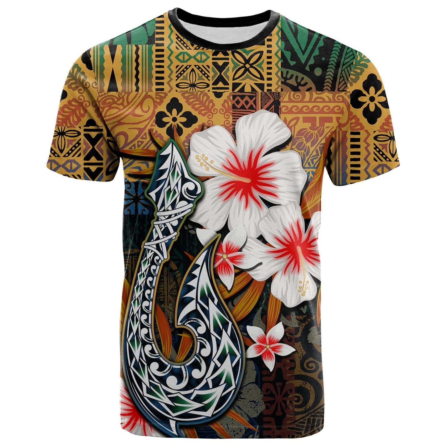 Hawaii Fish Hook T Shirt Style