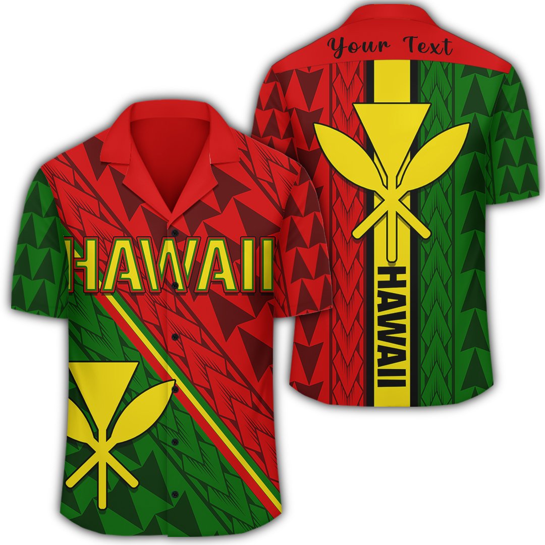 Personalized Kanaka Polynesian Hawaiian Shirt - Energetic