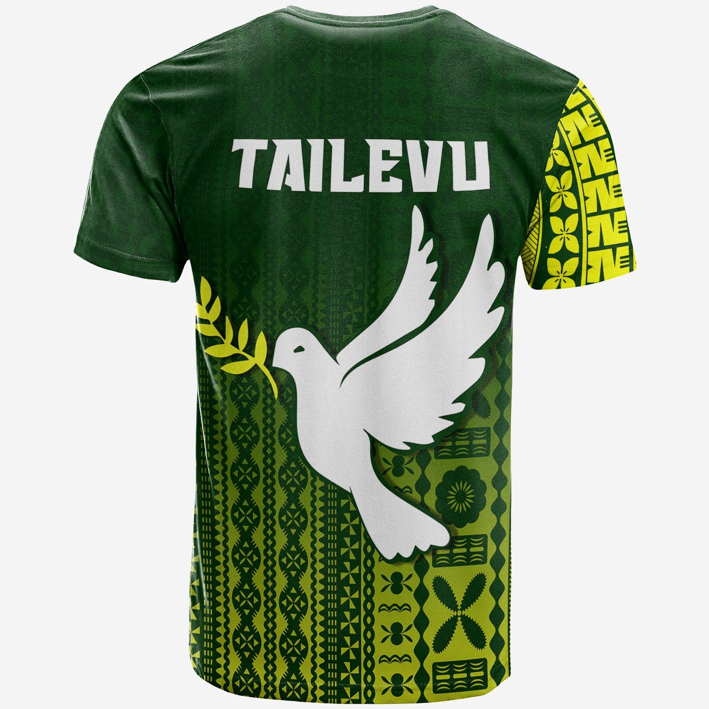 Tailevu Rugby Fiji T Shirt Go Green