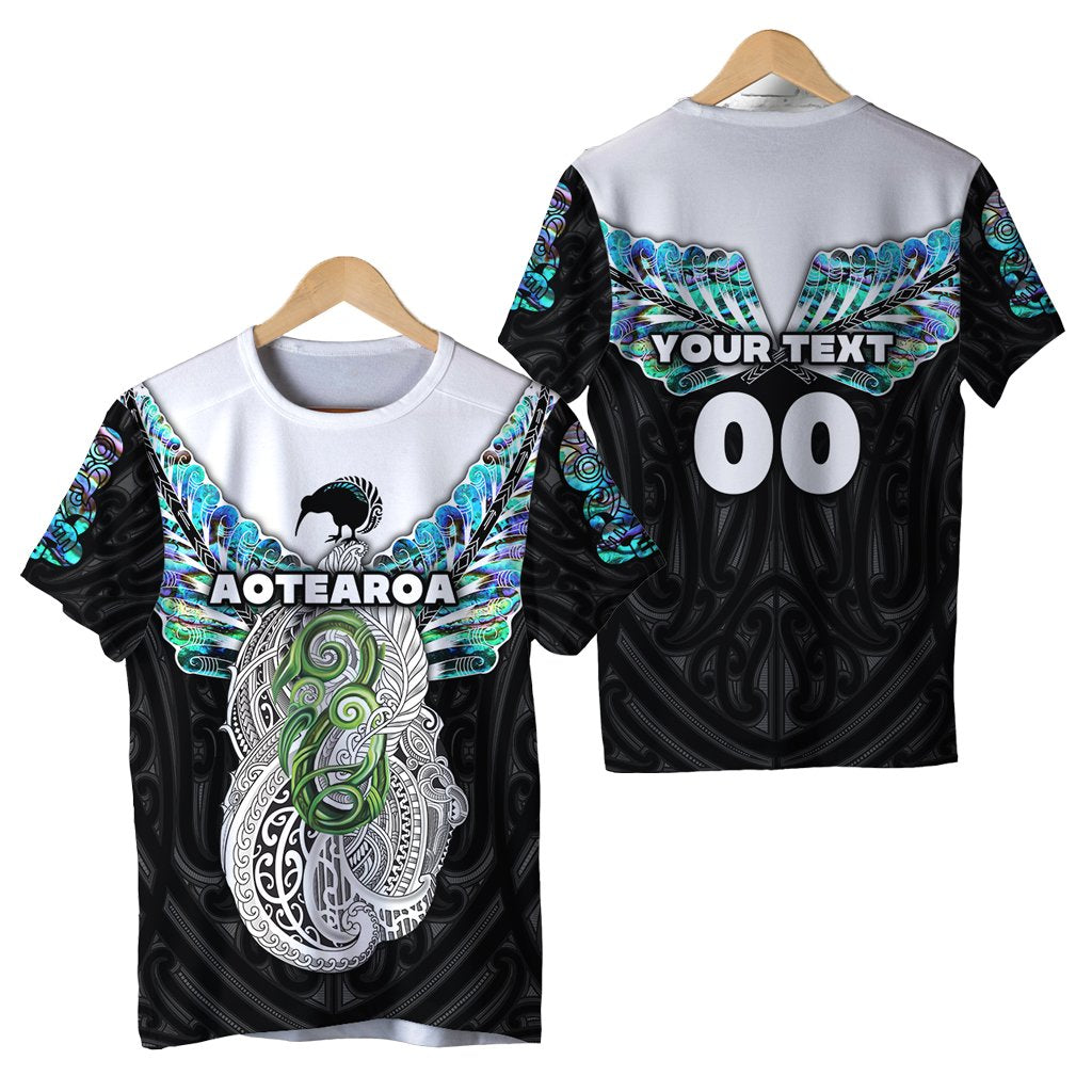 Custom Personalised Maori Aotearoa T Shirt New Zealand Simple Sport Style