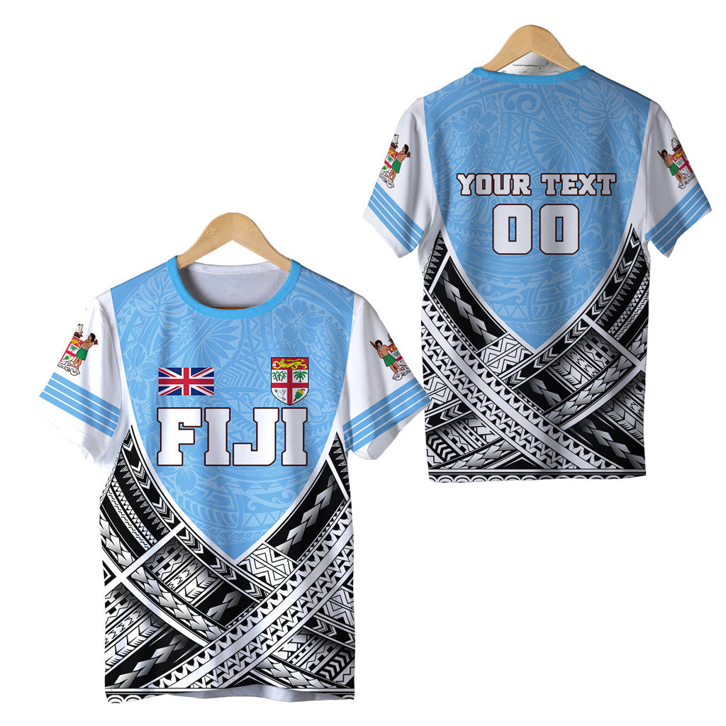 (Custom Personalised) Fiji T Shirt Polynesian Sport Style