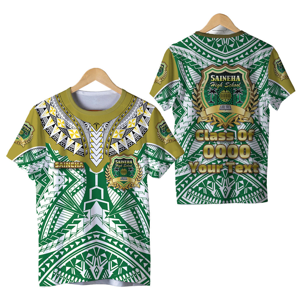 Custom Personalised Saineha Tonga T Shirt Polynesian Sport Style Special - Class Of -