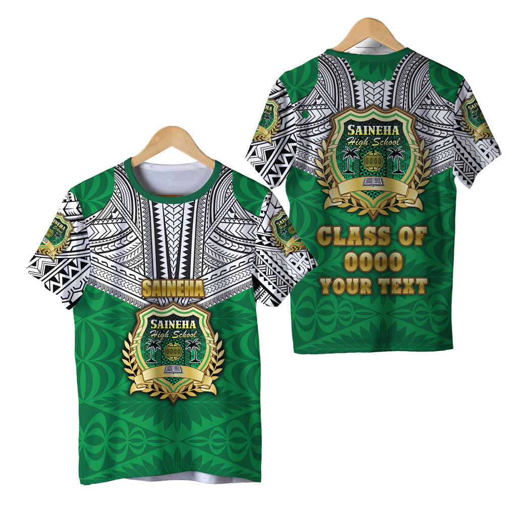 Custom Personalised Saineha Tonga T Shirt Polynesian Tattoo - Class Of -