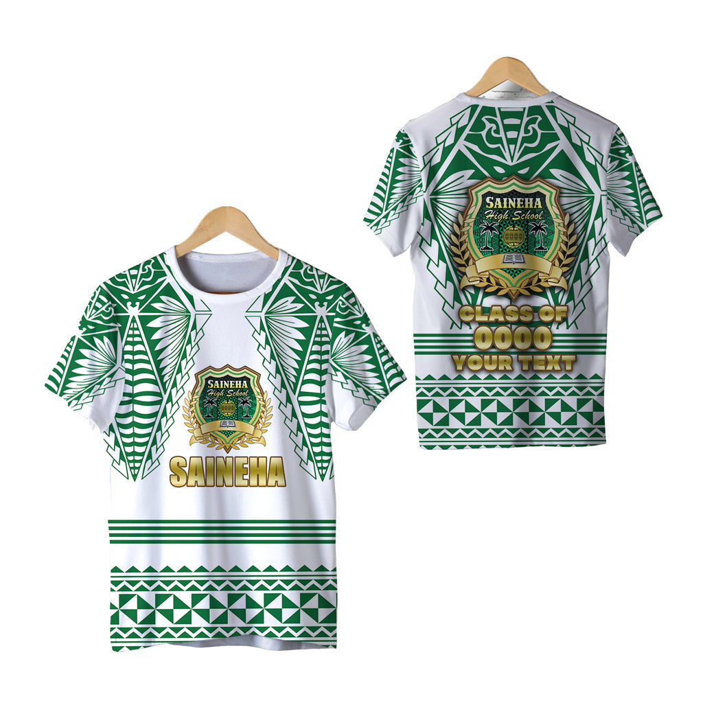 Custom Personalised Saineha Tonga T Shirt Tattoo Style Special - Class Of -
