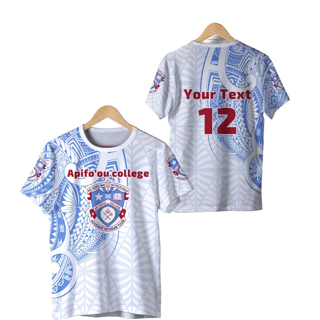 (Custom Personalised) Kolisi Apifoou College T Shirt Polynesian Style