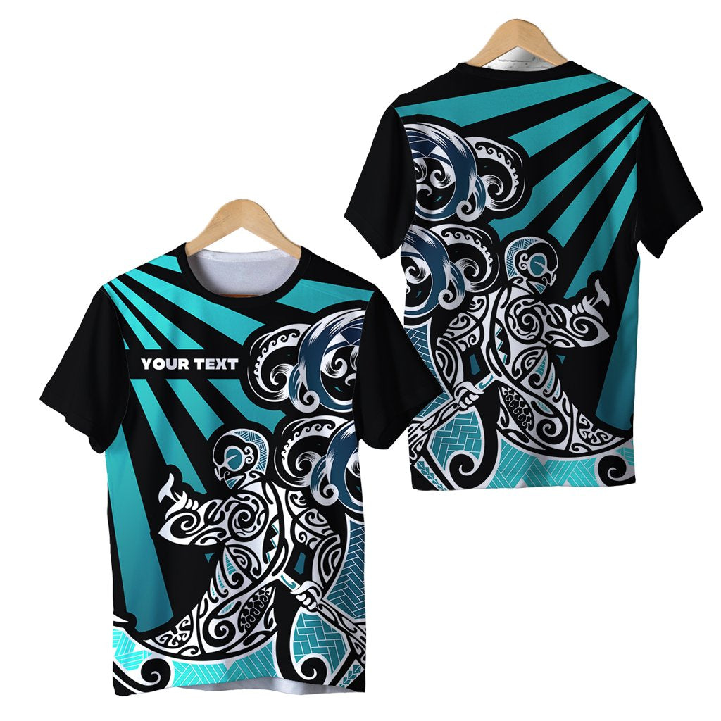 Custom Personalised Maori Aotearoa T Shirt New Zealand Simple Style
