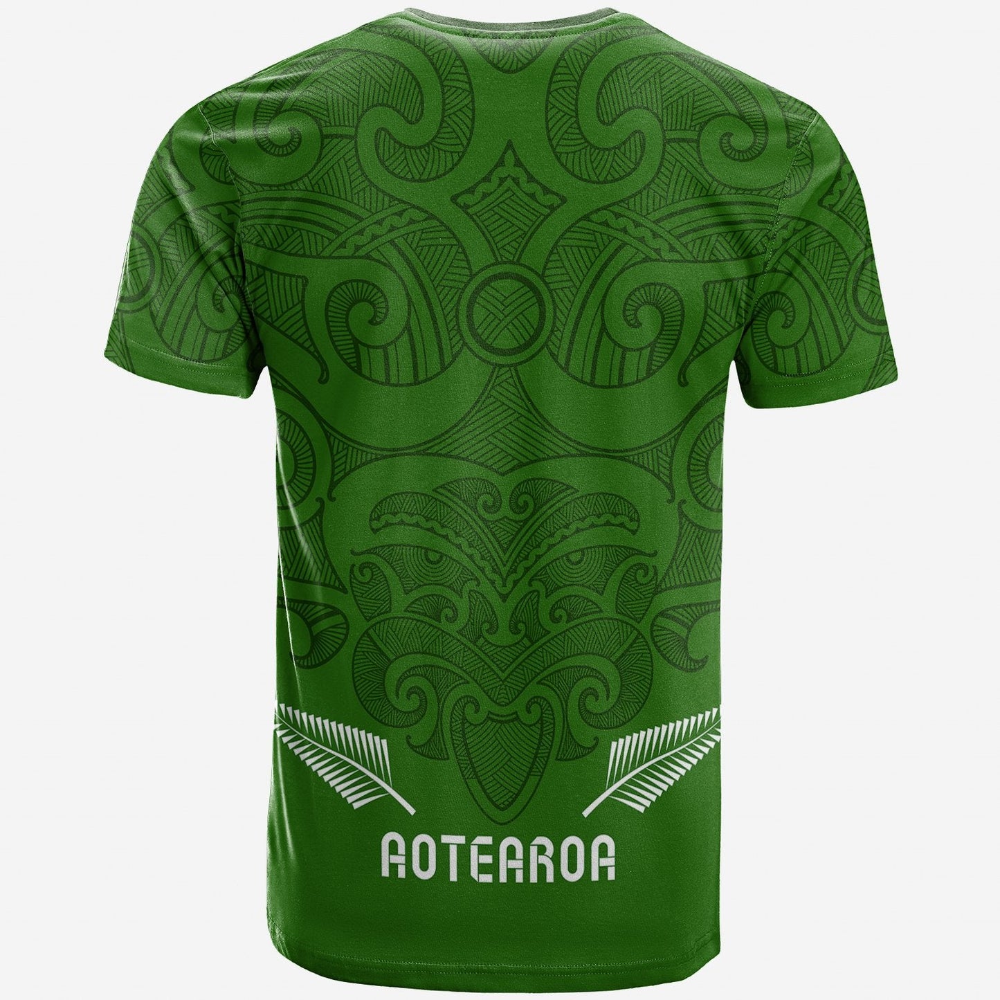 Maori 2021 T Shirt Green Aotearoa Tattoo