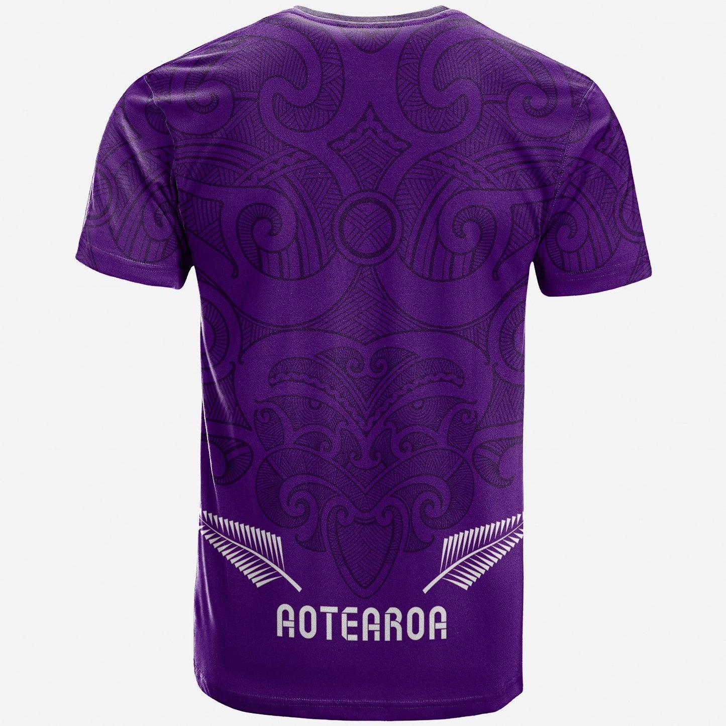 Maori 2021 T Shirt Purple Aotearoa Tattoo