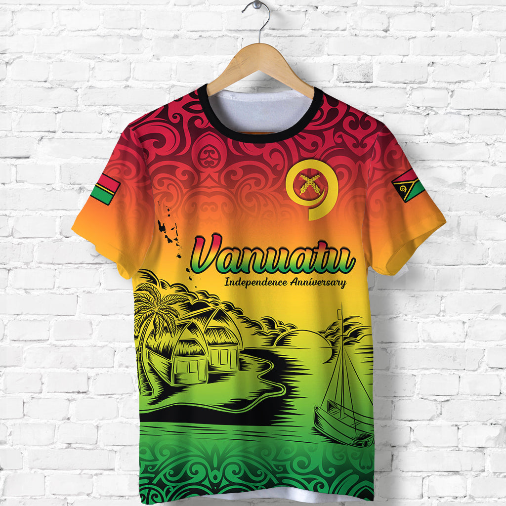 Vanuatu Peaceful T Shirt Independence Anniversary