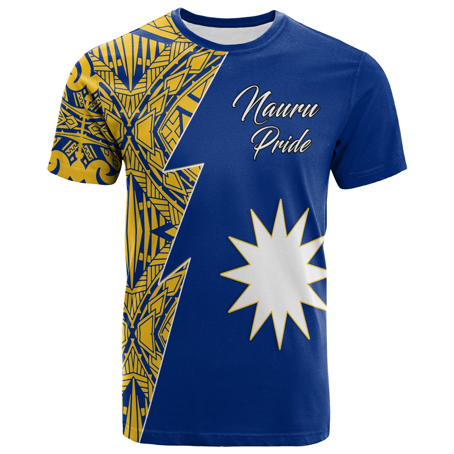 Nauru Pride T Shirt Star