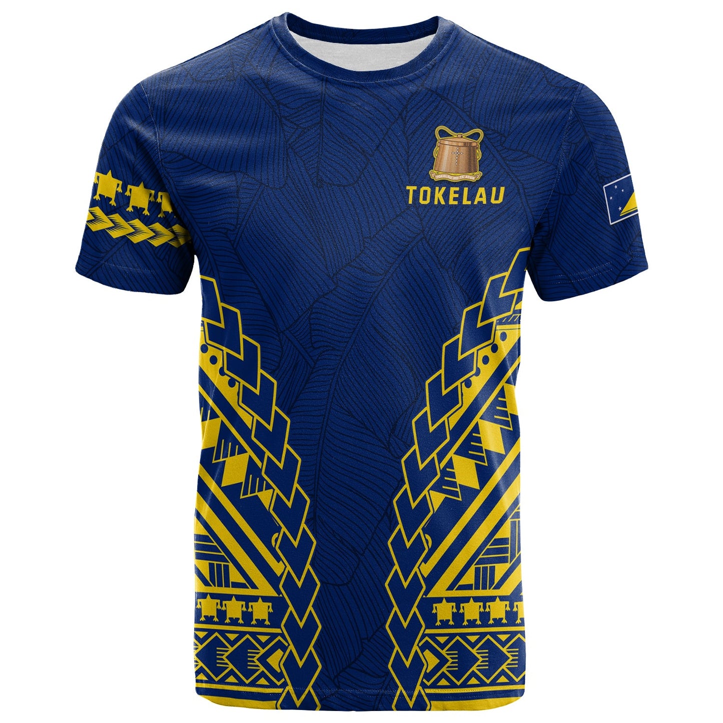 Tokelau T Shirt Coconut Palm Leaf