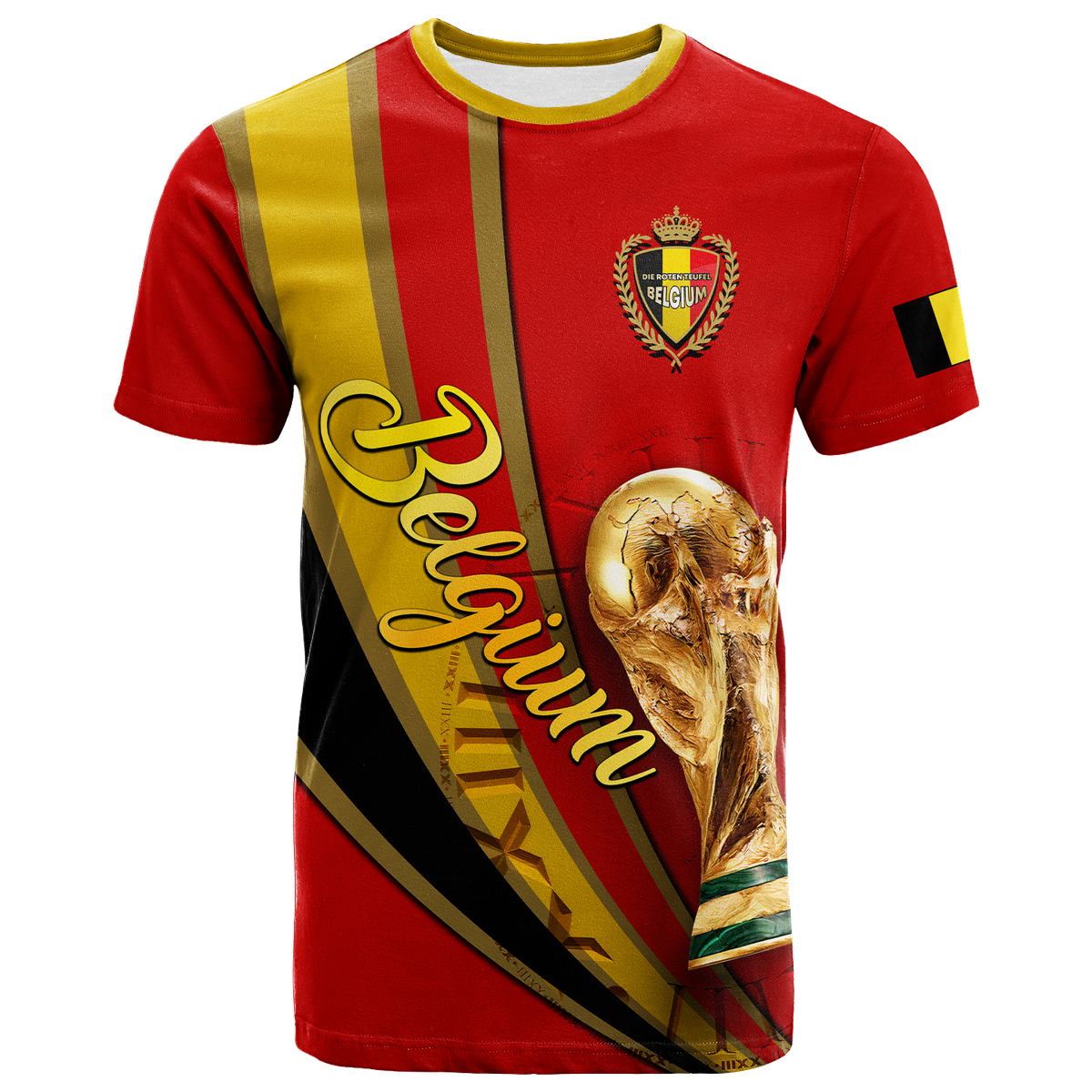 Custom Belgium T Shirt Football 2022