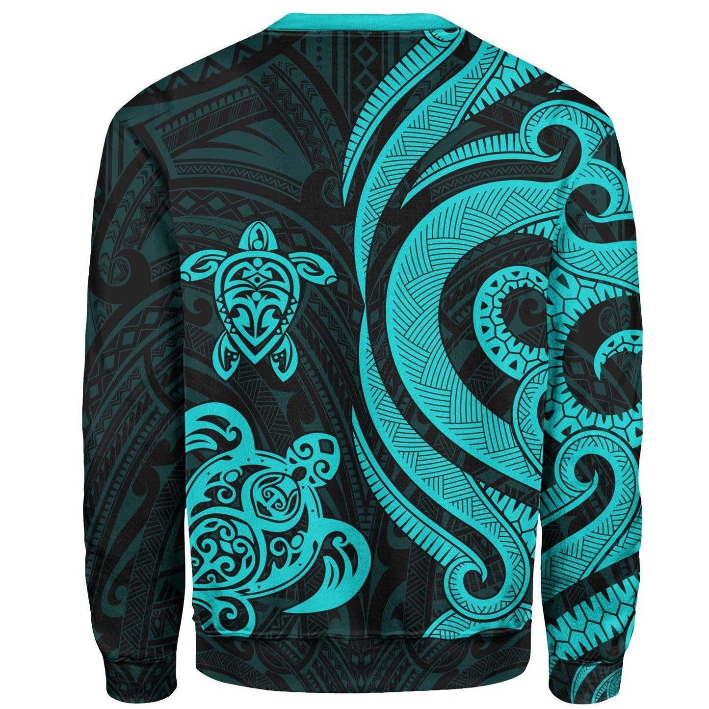 Samoa Sweater Turquoise Tentacle Turtle