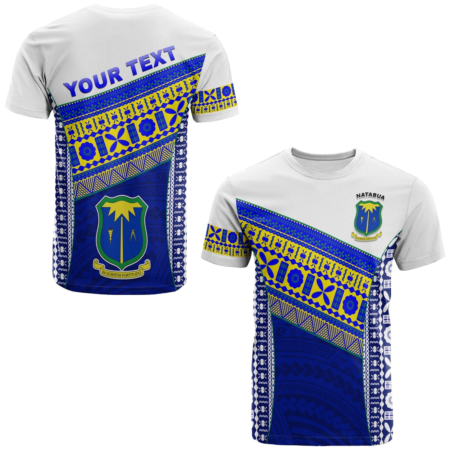 (Custom Personalised) Natabua High School Fiji T Shirt NHS Polynesian
