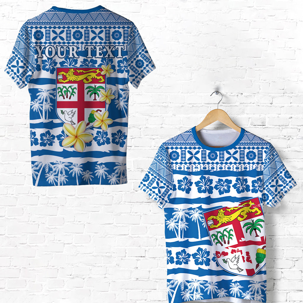 (Custom Personalised) Fiji Polynesian T Shirt Fijian Tapa Pattern