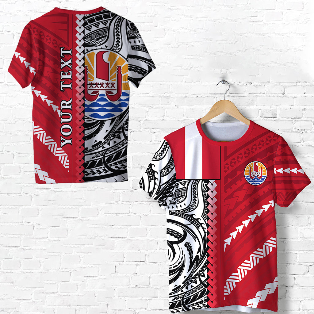 (Custom Personalised) Tahiti Unique T Shirt Polynesia Pattern