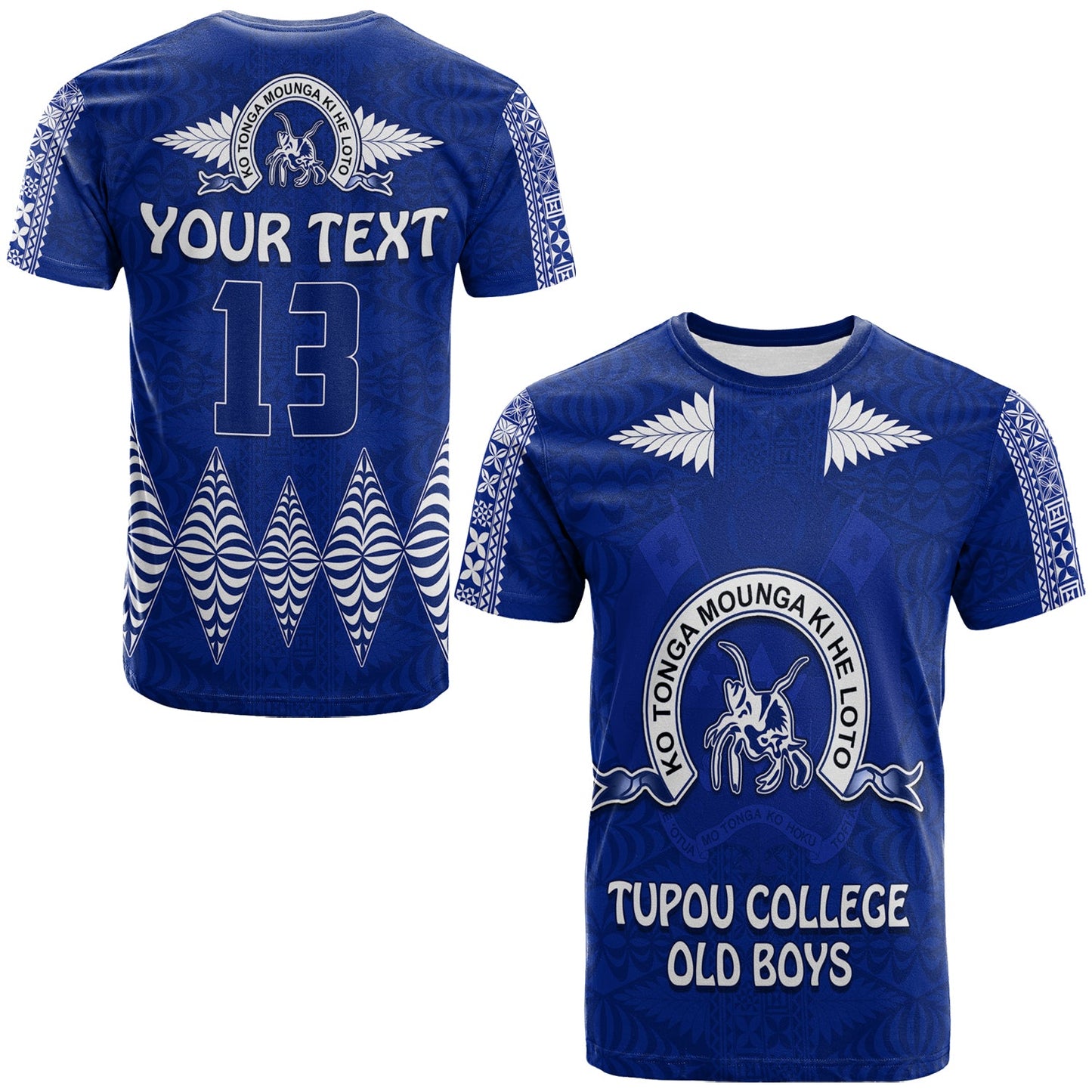 (Custom Personalised) Tupou College T Shirt Always Proud of Old Boys Toloa