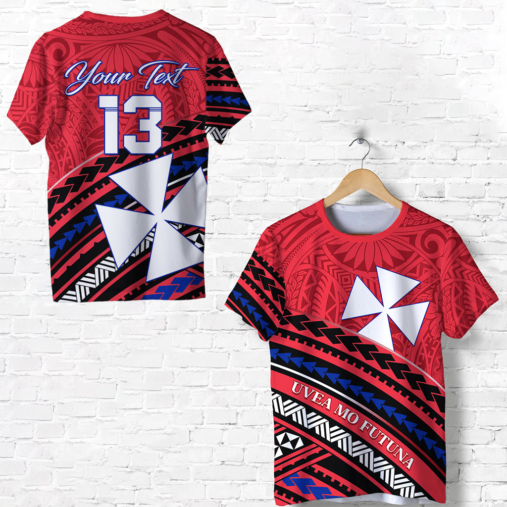 (Custom Personalised) Wallis and Futuna T Shirt Creative Polynesian Custom Text and Number