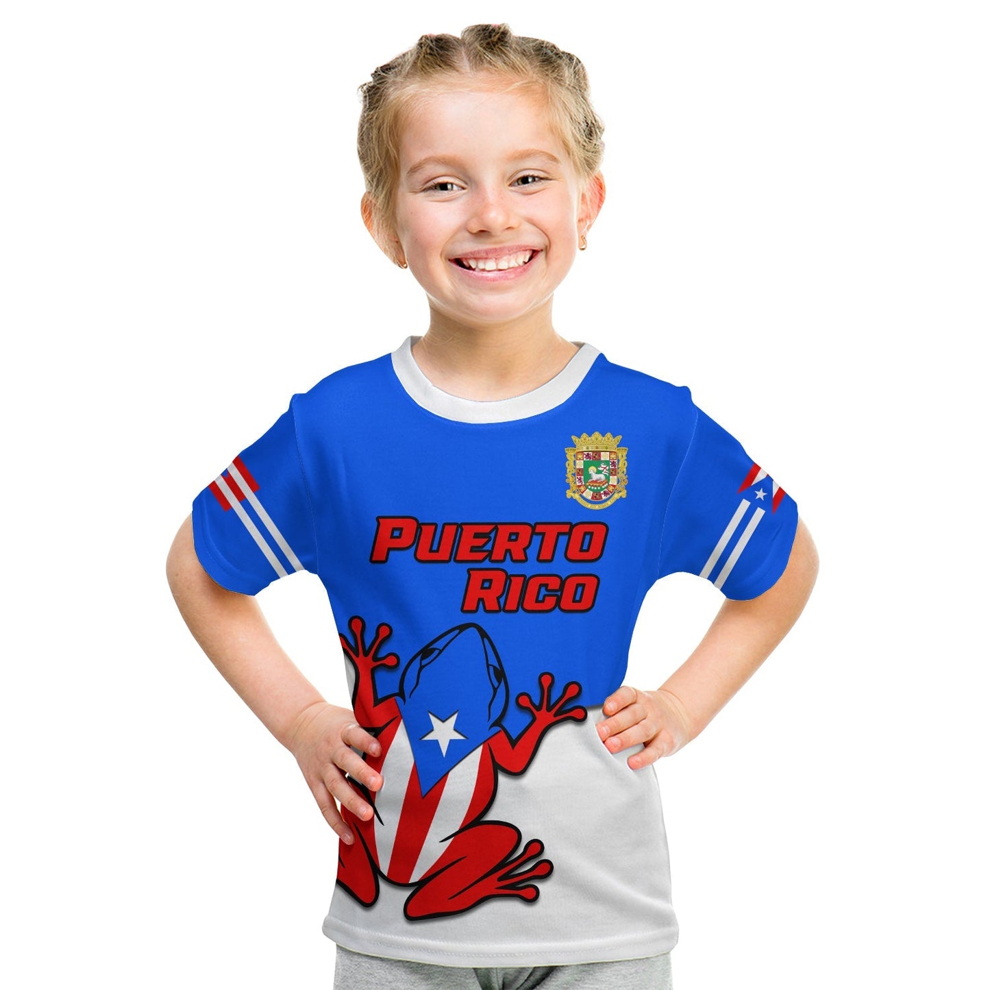 Custom Puerto Rico T Shirt Coqui Frog Simple Style