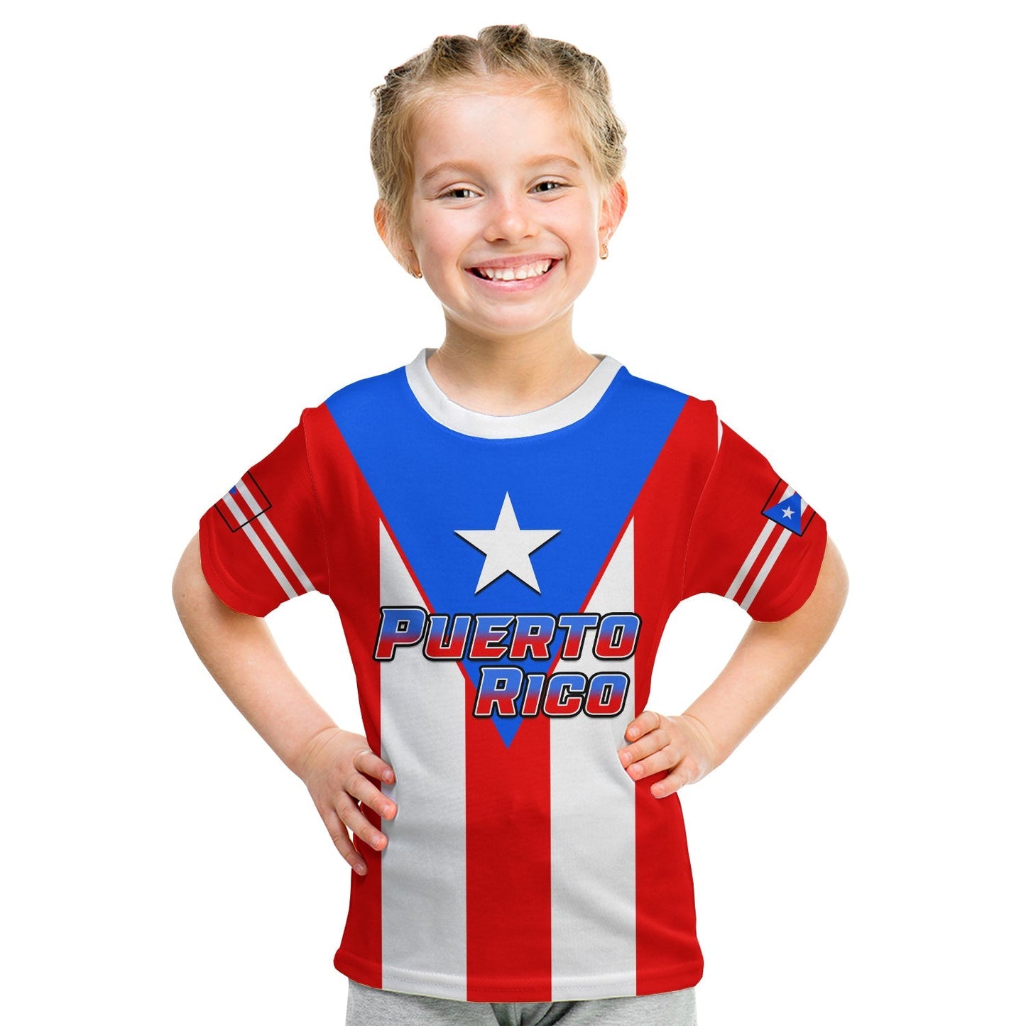 Custom Puerto Rico T Shirt Coat Of Arms Mix Flag