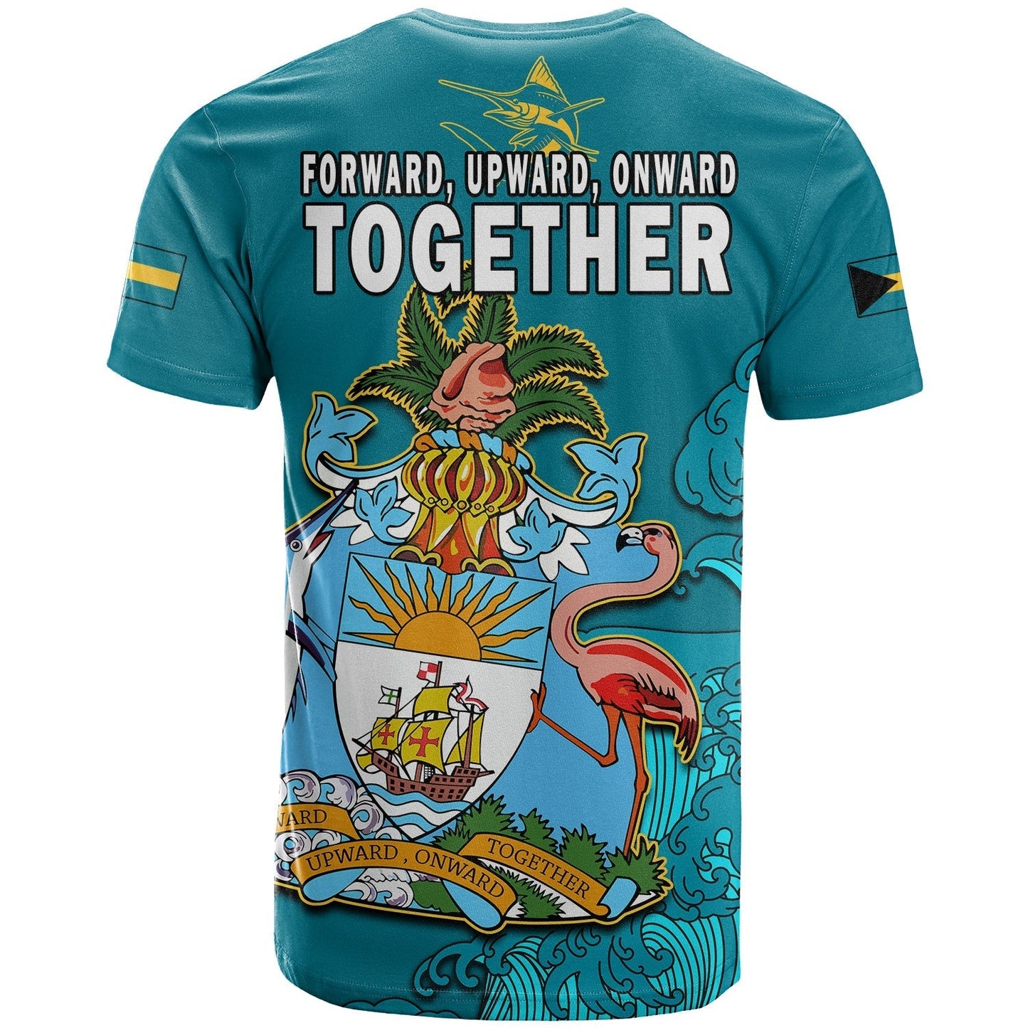Independence Day Bahamas T Shirt Blue Marlin Since 1973 Style
