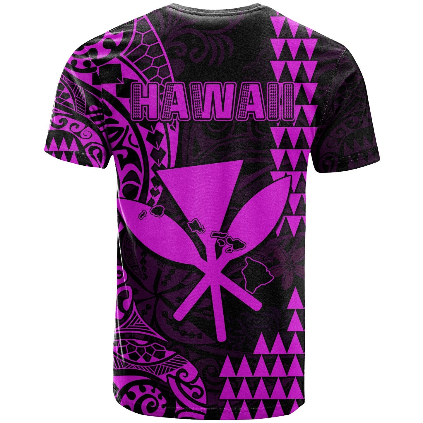 Hawaii Day Kakau T Shirt Proud To Be Hawaiian Purple King Kamehameha And Kanaka Maoli
