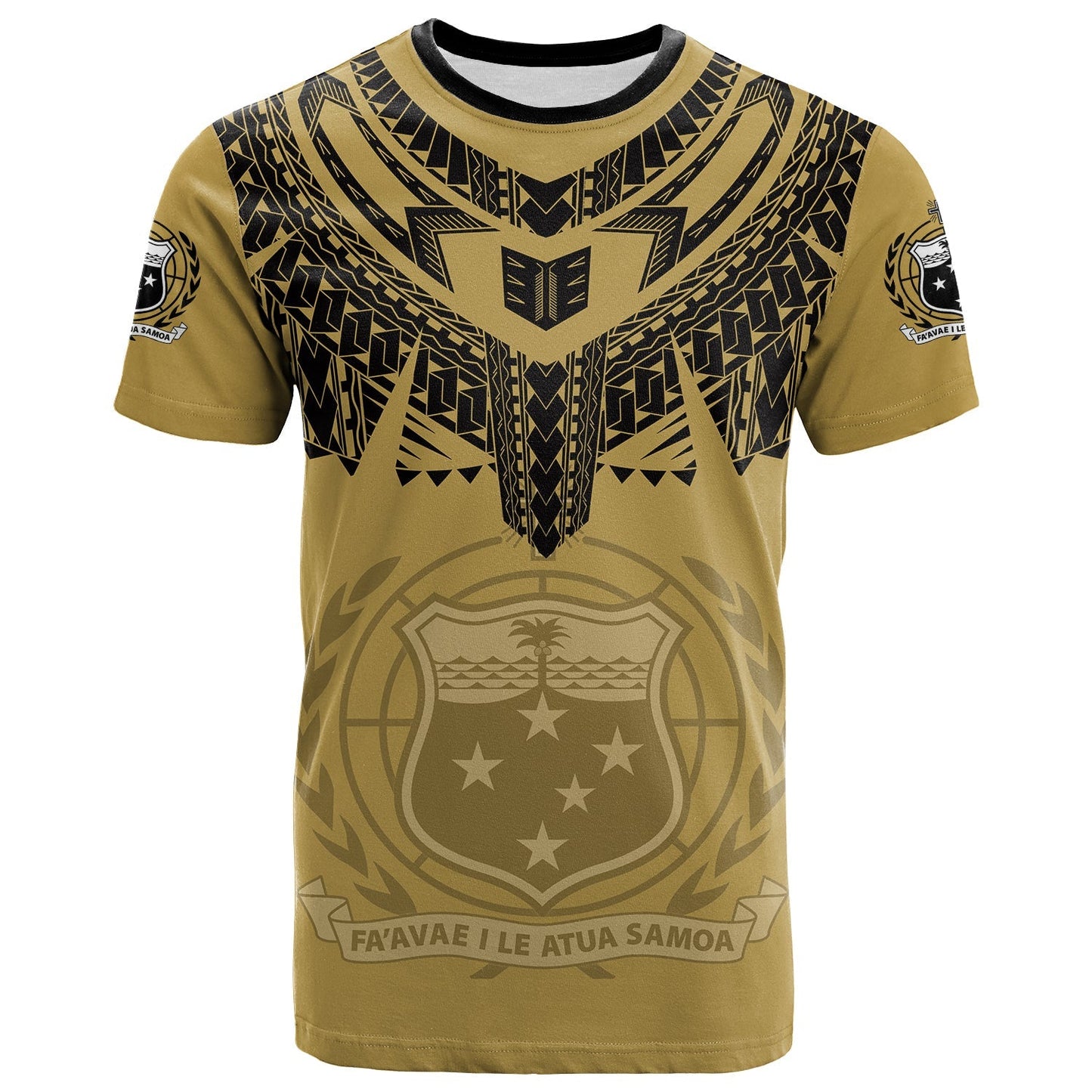 Samoa Independence Day Tribal Tattoo Coat Of Arms T Shirt No.2