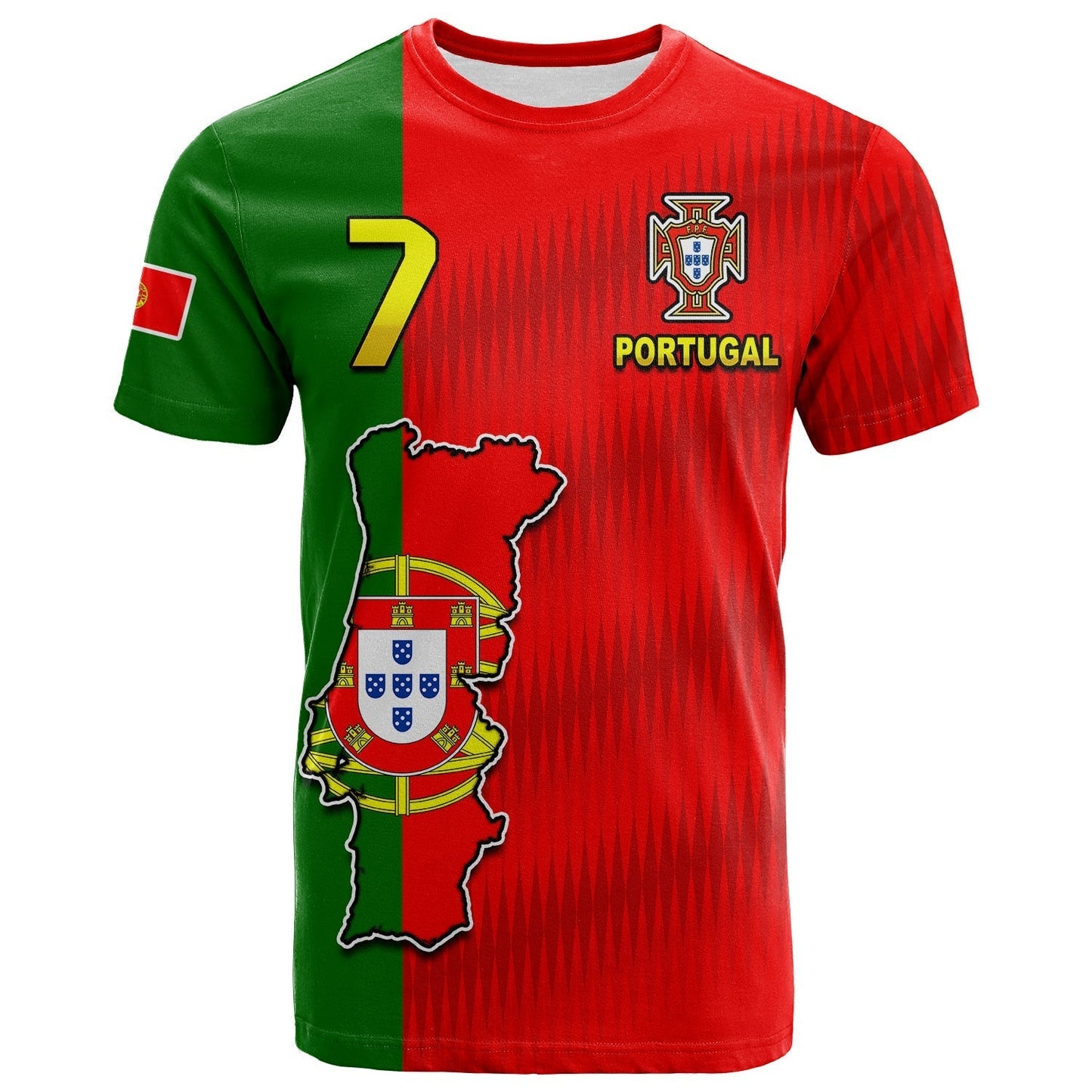 Custom Portugal T Shirt Football 2022 Style Flag Portuguese Champions