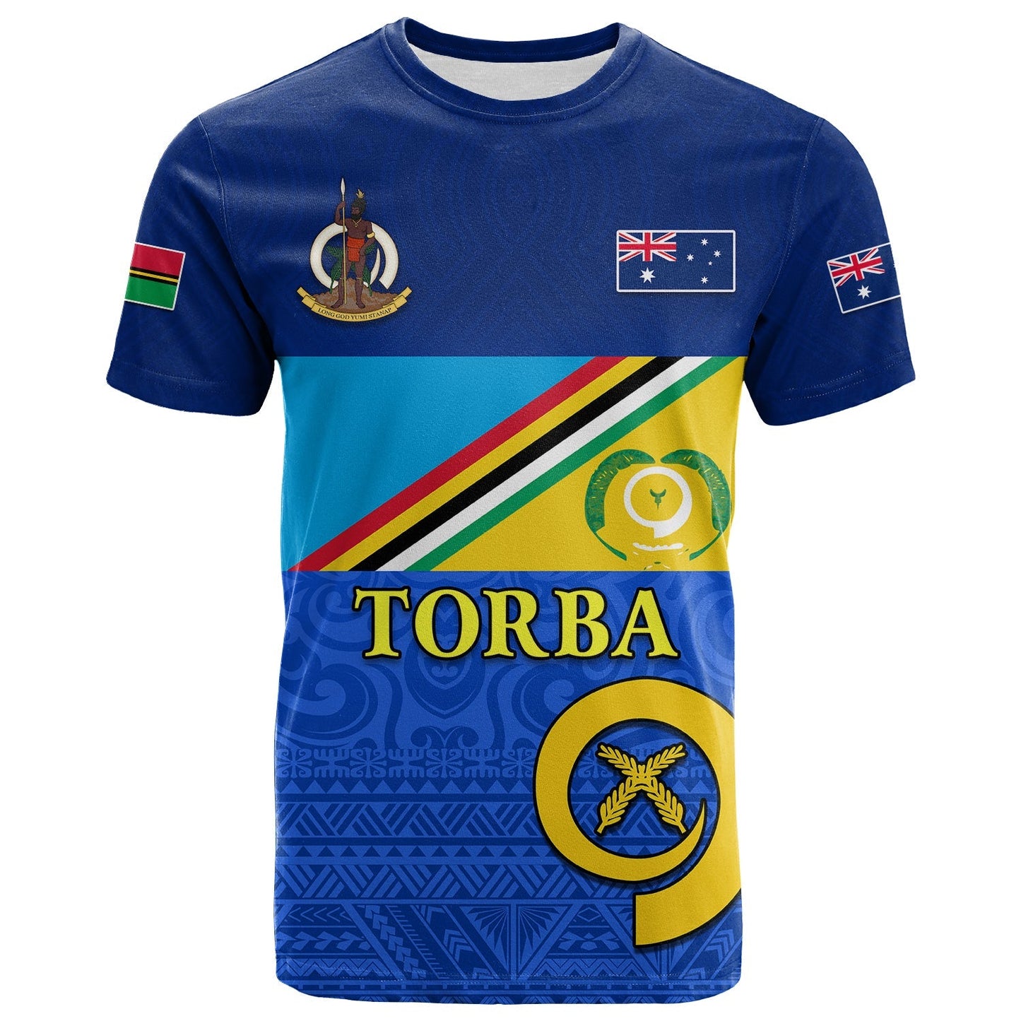 Torba Vanuatu Province T Shirt Mix Australia Flag