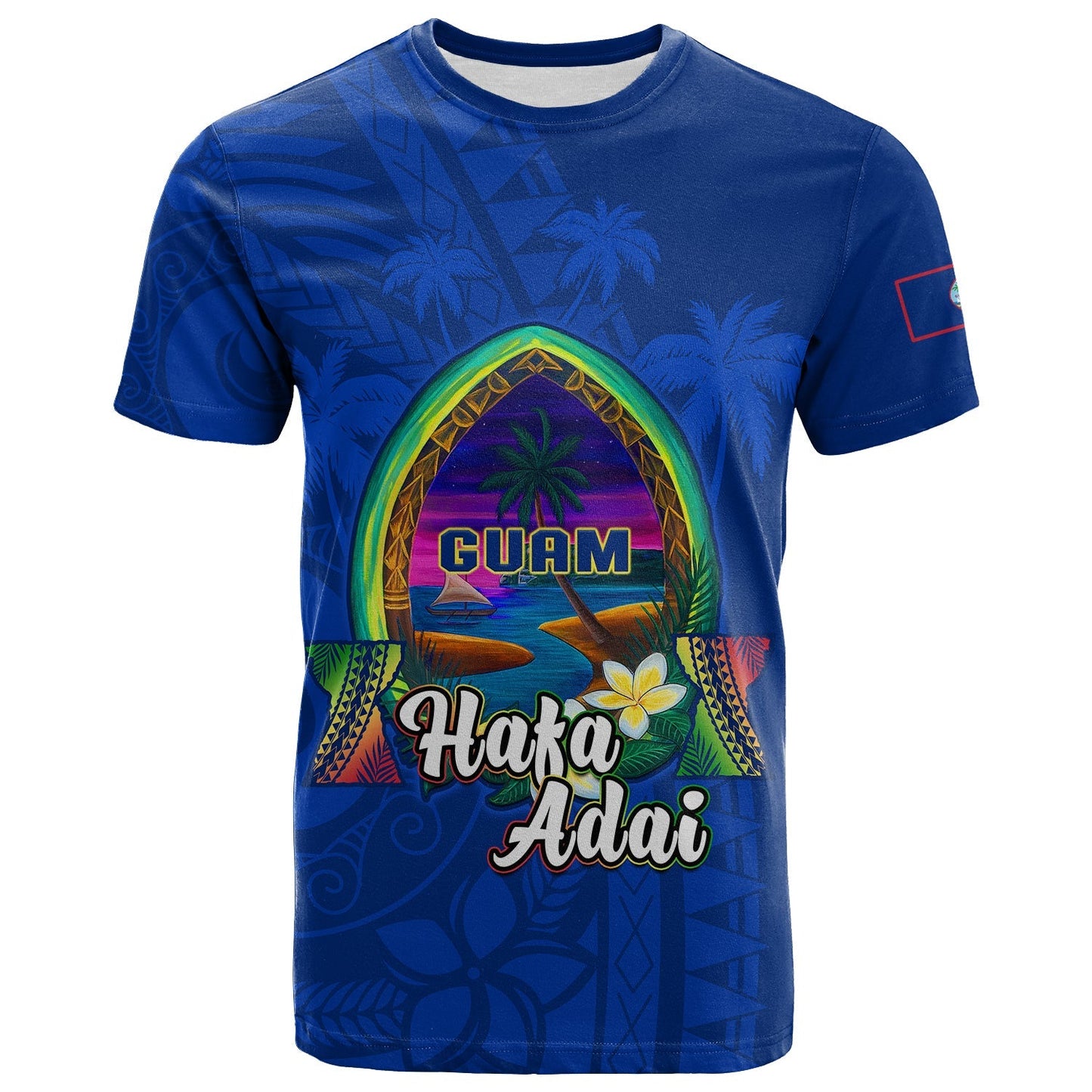 Guam T Shirt Hafa Adai Latte Stone Proud Chamorro