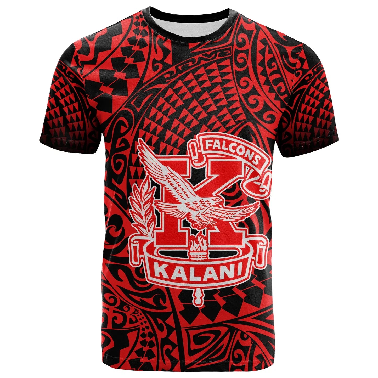Hawaii T Shirt Kalani High School Tribal Kakau