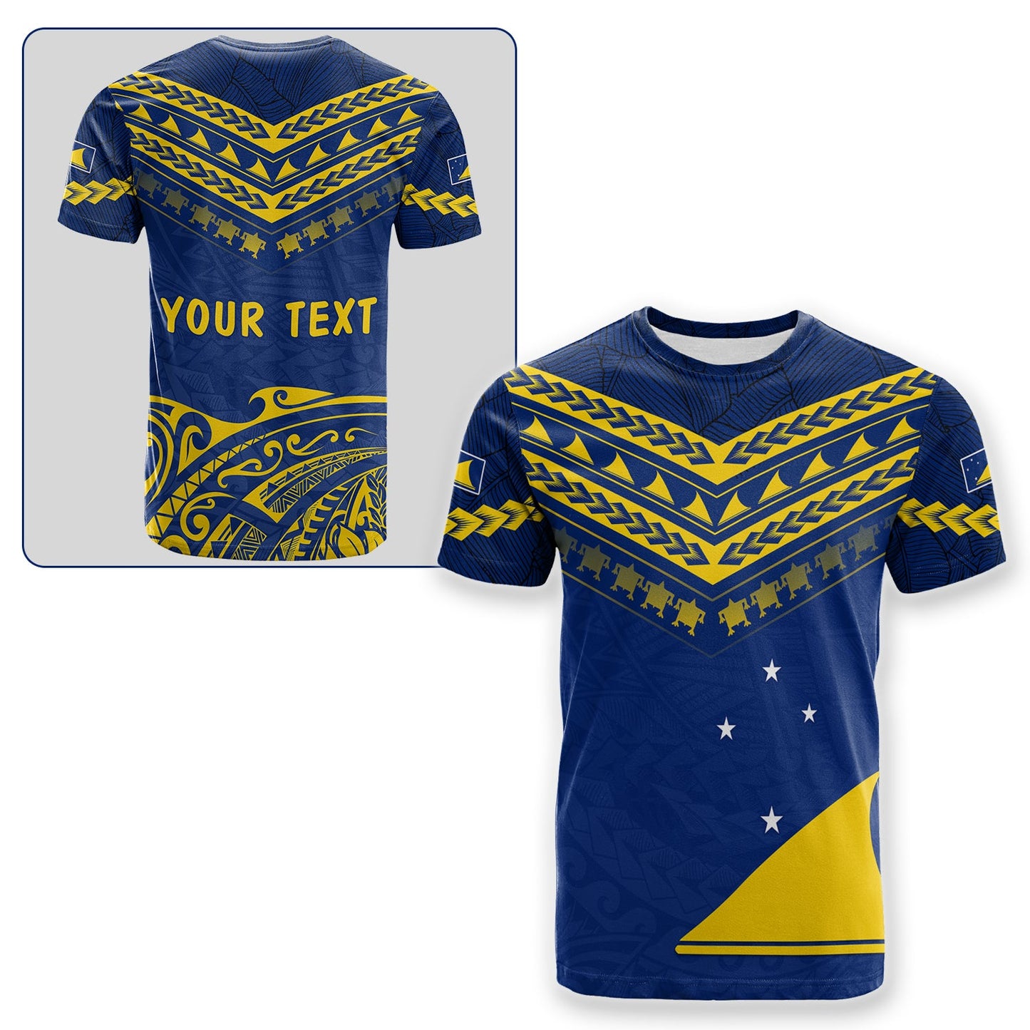 (Custom Personalised) Tokelau Rugby T Shirt Impressive Sport