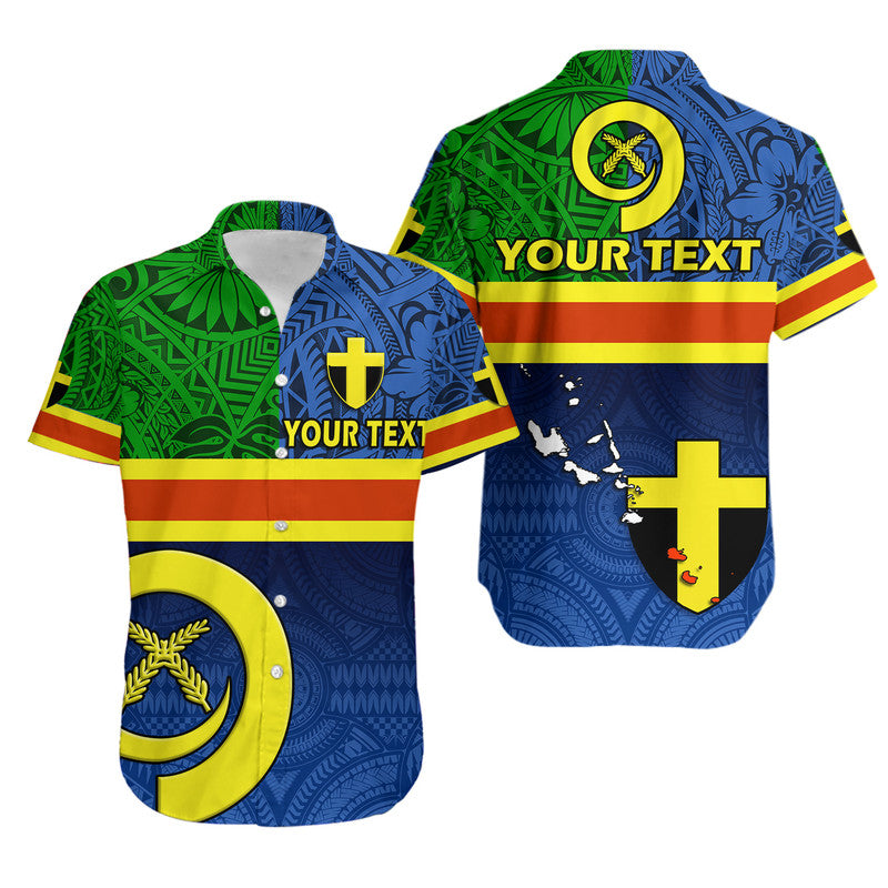 Custom Personalised Vanuatu Tafea Province Day Hawaiian Shirt Tafea Flag Color Style