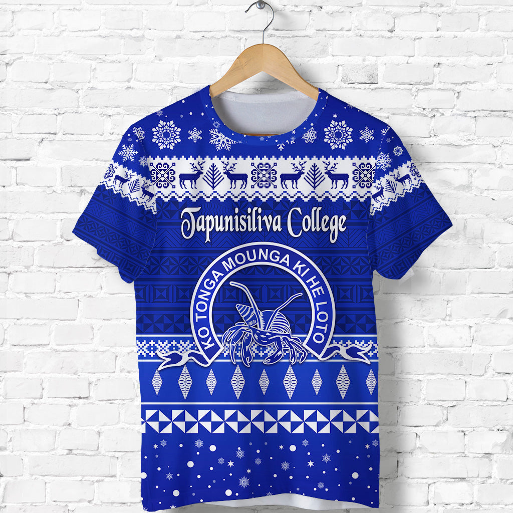 Tapunisiliva College Christmas T Shirt Simple Style