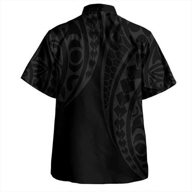 The Philippines Hawaiian Shirt Sun Gray Kakau Style Short Sleeve Shirt