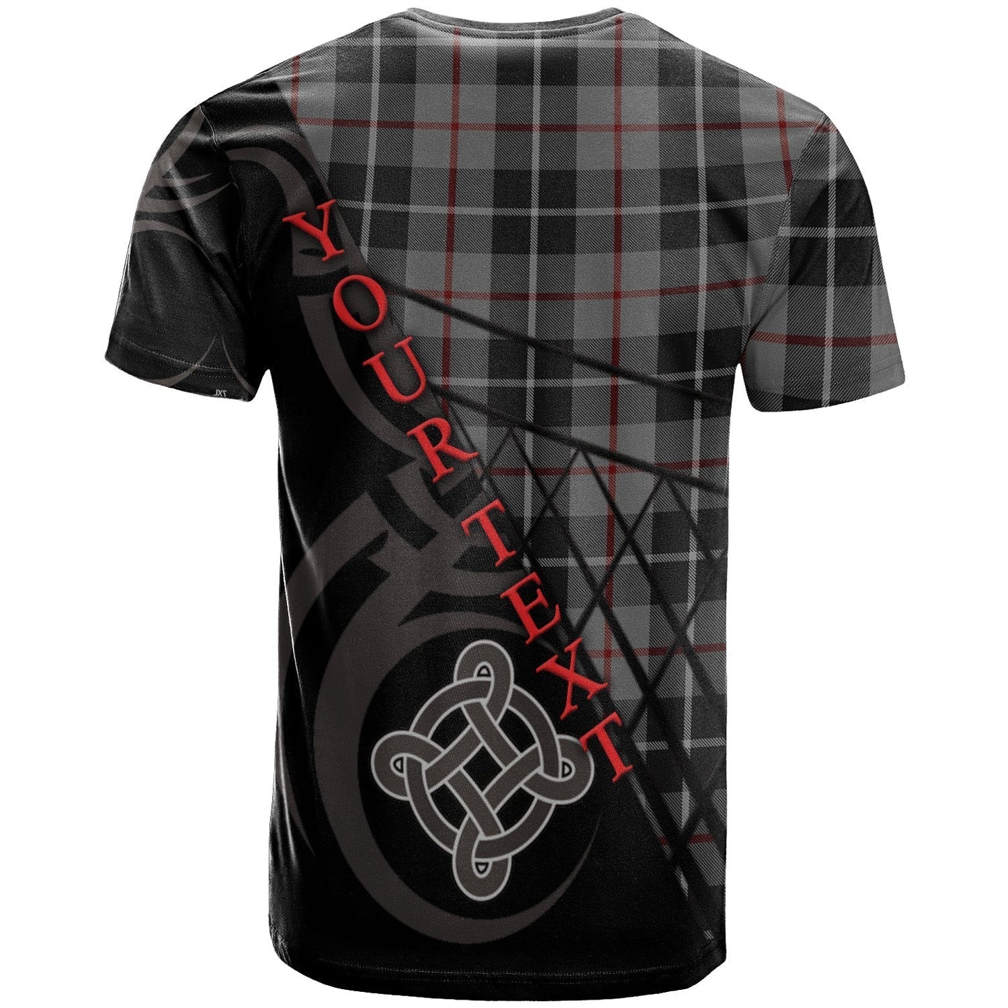 Printivon Thompson Grey T Shirt Pattern Celtic