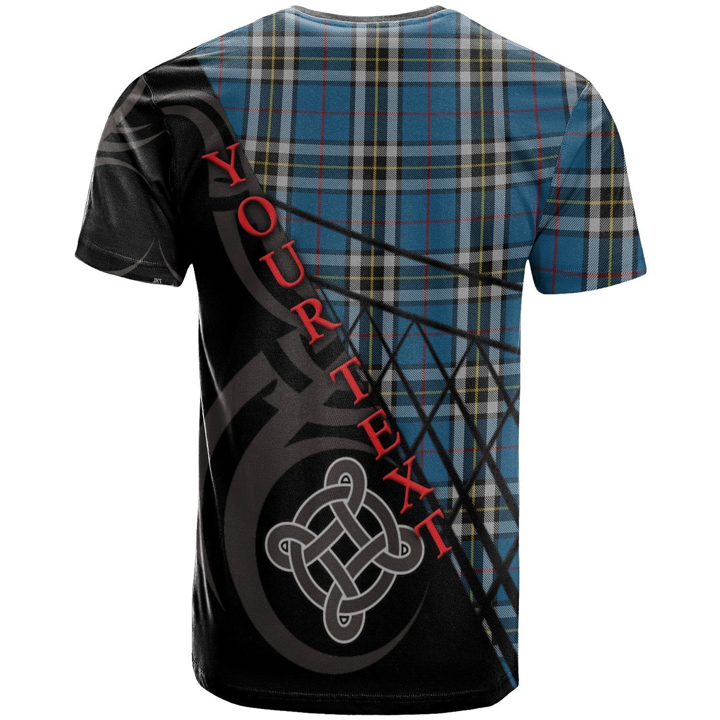 Printivon Thomson Dress Blue T Shirt Pattern Celtic