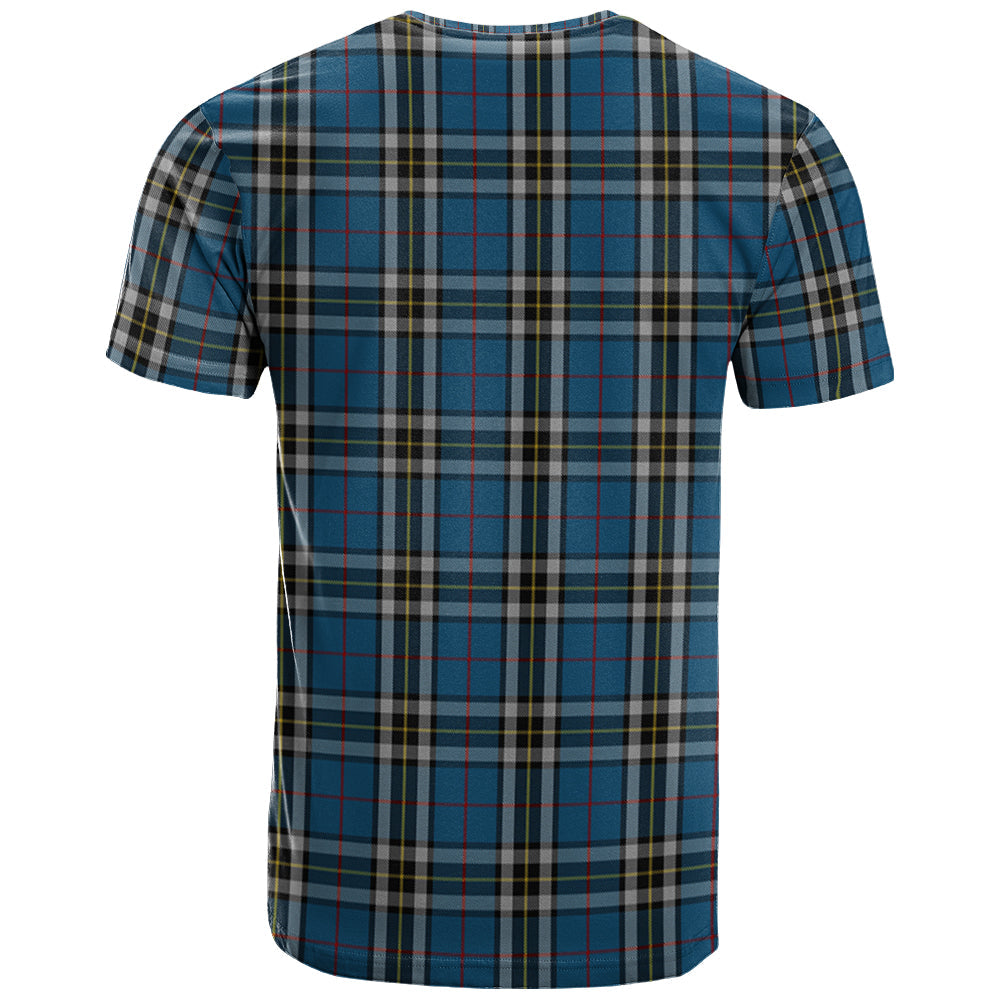 Printivon Thomson Dress Blue Clan DNA In Me Tartan Crest T Shirt