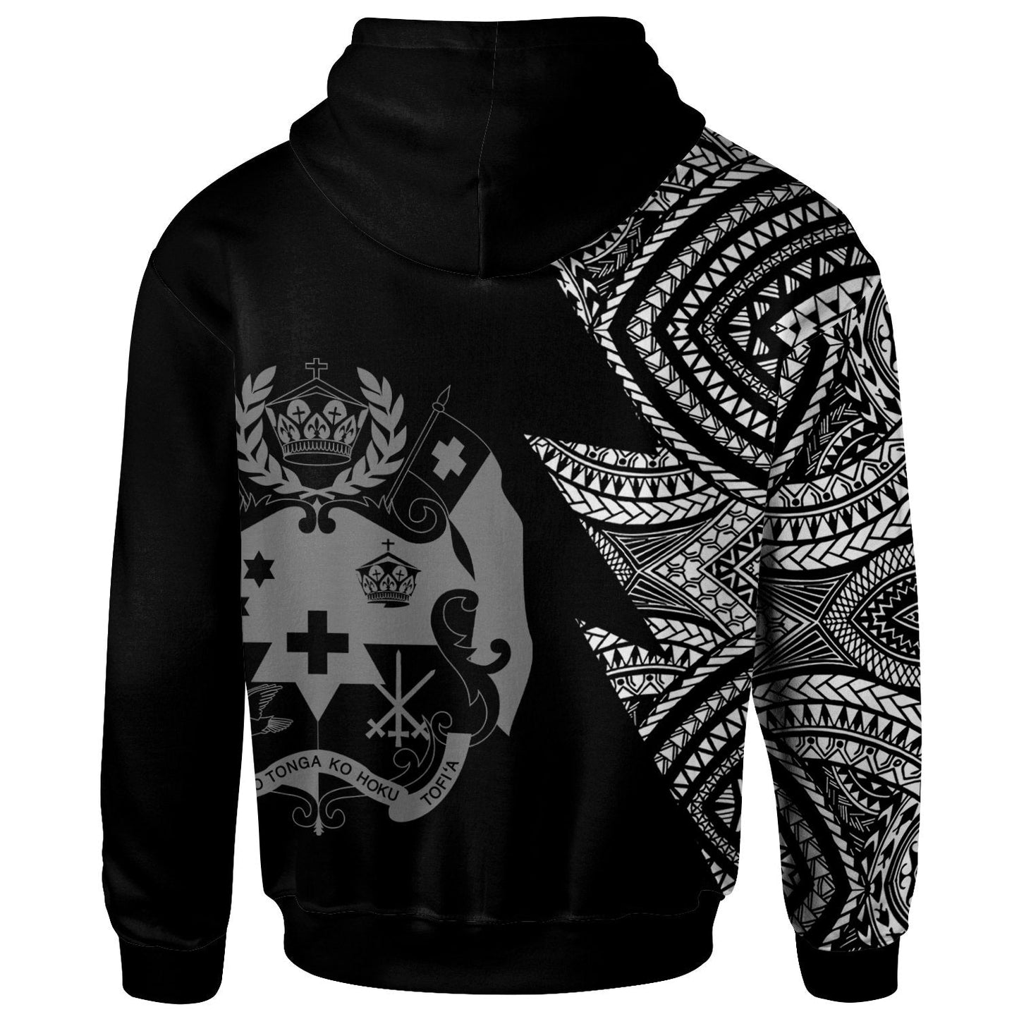 Tonga Hoodie Flash Style White