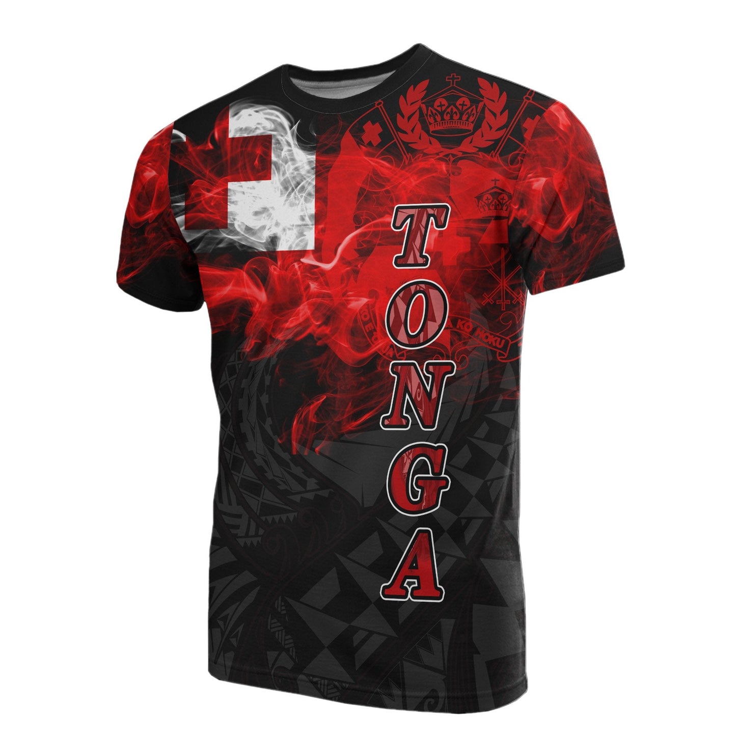 Tonga Polynesian T - Shirt - Smoking Style